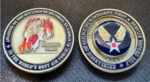 Original Air Force Airman Coin Pre - 2008