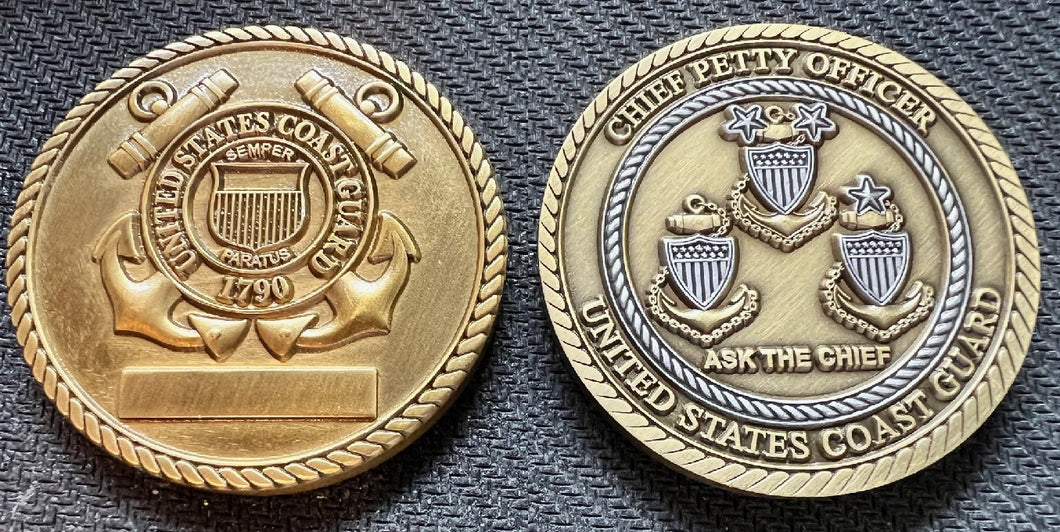 Coast Guard CPO Coin 1