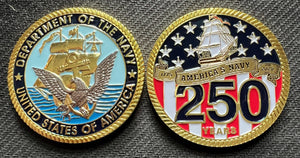 NAVY 250th ANNIVERSARY 2025 COIN