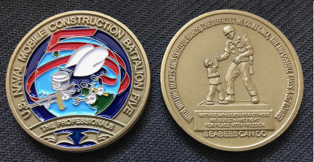 NMCB 5 Command Coin