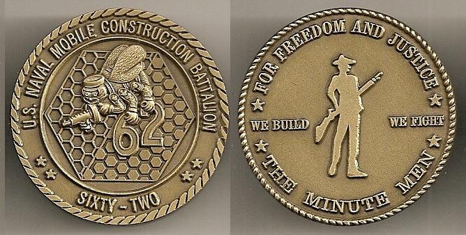 NMCB 62 Command Coin